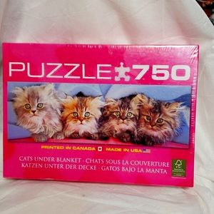 New sealed 750 piece kittens puzzle (e3)